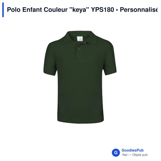 Polo Enfant Couleur "keya" YPS180 - Image 6
