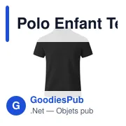 Polo Enfant Tecnic Plus - Miniature 1