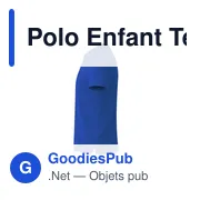 Polo Enfant Tecnic Plus - Miniature 3