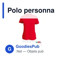 Polo personnalisé pour entreprise avec logo - Fruit of the Loom - Miniature 1