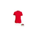 Variante rouge - Polo personnalisé pour entreprise avec logo - Fruit of the Loom