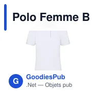 Polo Femme Blanc Charles - Miniature 1