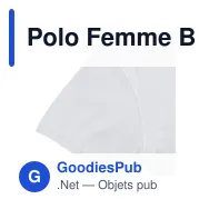 Polo Femme Blanc Charles - Miniature 11