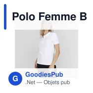 Polo Femme Blanc "keya" WPS180 - Miniature 12