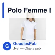 Polo Femme Blanc Koupan - Miniature 8