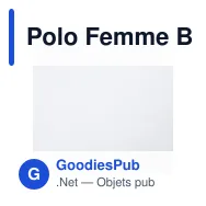 Polo Femme Blanc Koupan - Miniature 9
