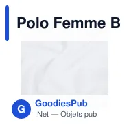 Polo Femme Blanc Koupan - Miniature 10