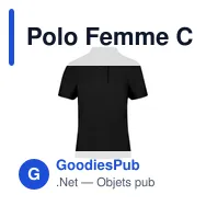 Polo Femme Couleur Charles - Miniature 1