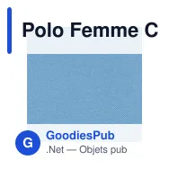 Polo Femme Couleur Charles - Miniature 12