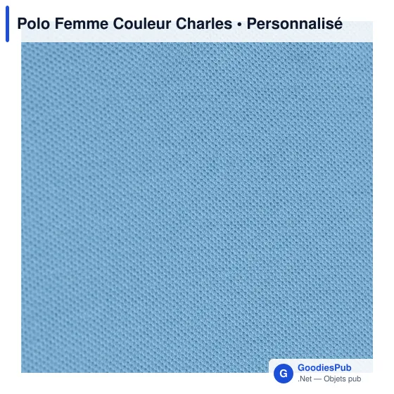 Polo Femme Couleur Charles - Image 5