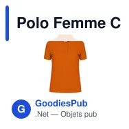 Polo Femme Couleur "keya" WPS180 - Miniature 1