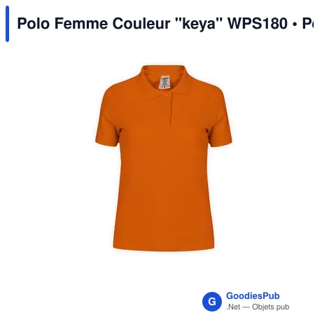 Polo Femme Couleur "keya" WPS180