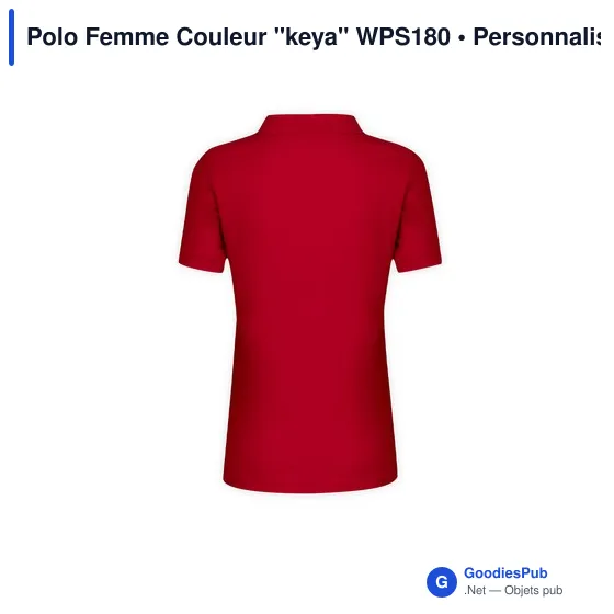 Polo Femme Couleur "keya" WPS180 - Image 4