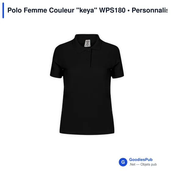 Polo Femme Couleur "keya" WPS180 - Image 6