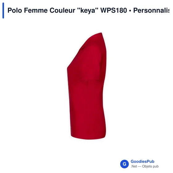 Polo Femme Couleur "keya" WPS180 - Image 10
