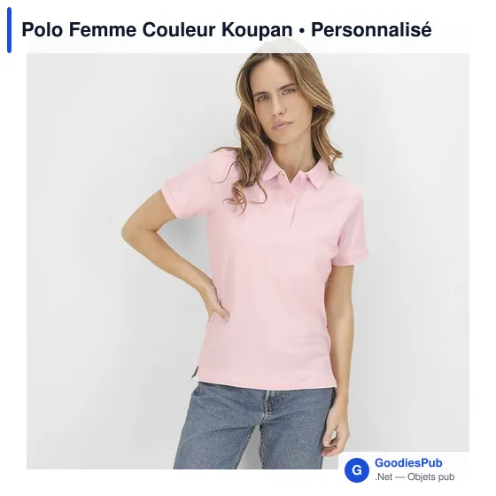 Polo Femme Couleur Koupan - Image 10
