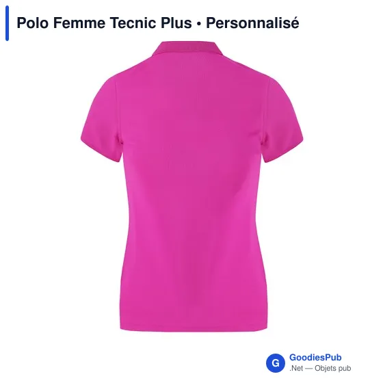 Polo Femme Tecnic Plus - Image 3