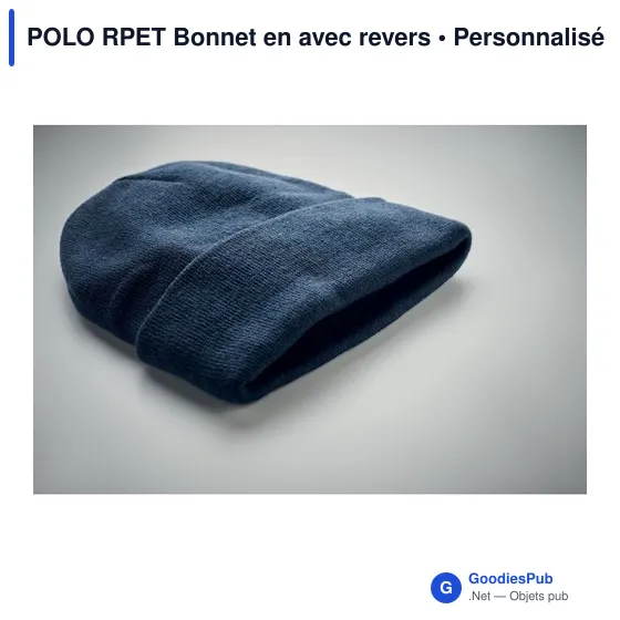 POLO RPET Bonnet en avec revers - Image 2