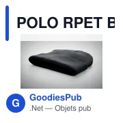 POLO RPET Bonnet en avec revers - Miniature 7