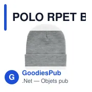 POLO RPET Bonnet en avec revers - Miniature 8