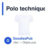 Polo technique personnalisable en polyester avec logo - Barclex - Miniature 9