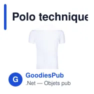 Polo technique personnalisable en polyester avec logo - Barclex - Miniature 10