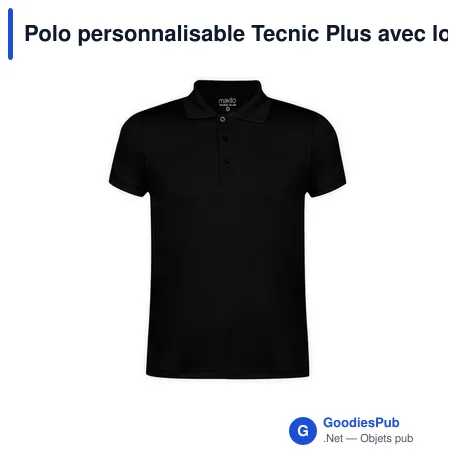 Polo personnalisable Tecnic Plus avec logo - Textile mode