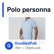 Polo personnalisable Tecnic Plus avec logo - Textile mode - Miniature 2