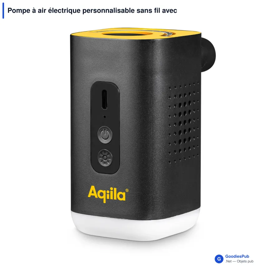 Pompe à air électrique personnalisable sans fil avec logo - Aqiila Airbird C2 - Image 2