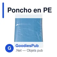 Poncho en PE Pablo - Miniature 1