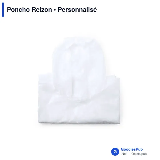 Poncho personnalisable Reizon pour adultes avec logo - Image 3
