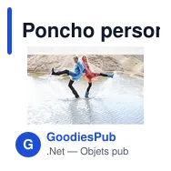 Poncho personnalisable en polyéthylène avec logo - Miniature 12
