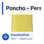 Poncho personnalisable en polyéthylène avec logo - Miniature 7
