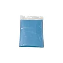 Variante bleu - Poncho personnalisable en polyéthylène avec logo