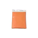 Variante orange - Poncho personnalisable en polyéthylène avec logo