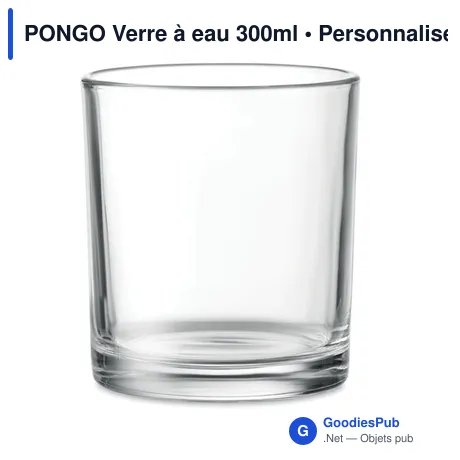 PONGO Verre à eau 300ml