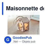 Maisonnette décorative personnalisable en MDF avec logo - Miniature 5