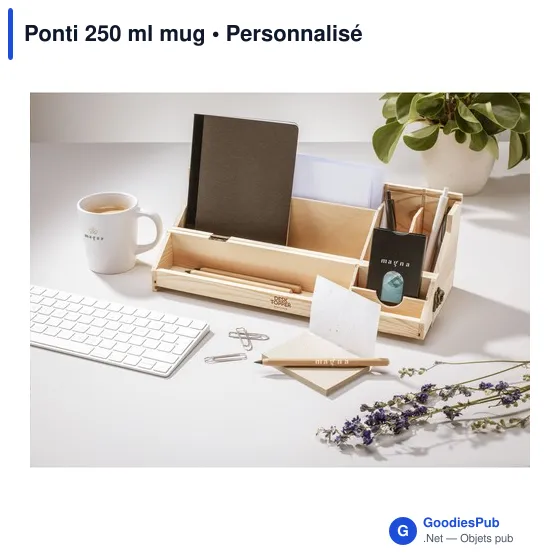 Mug personnalisable Ponti 250 ml avec logo en céramique - Image 6