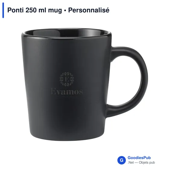 Mug personnalisable Ponti 250 ml avec logo en céramique - Image 8