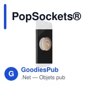Support pour téléphone personnalisable PopSockets® Aluminium avec logo - Miniature 7