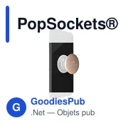 Support pour téléphone personnalisable PopSockets® Aluminium avec logo - Miniature 8