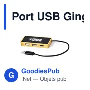 Port USB Ginger - Miniature 1