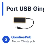 Port USB Ginger - Miniature 4