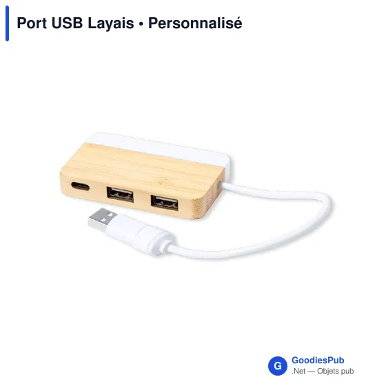 Clé USB personnalisable avec logo pour entreprises - modèle Layais - Image 2