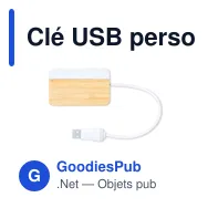 Clé USB personnalisable avec logo pour entreprises - modèle Layais - Miniature 3