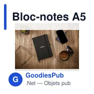 Bloc-notes A5 personnalisable en RPET avec logo - Miniature 11