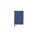 Variante bleu - Bloc-notes A5 personnalisable en RPET avec logo