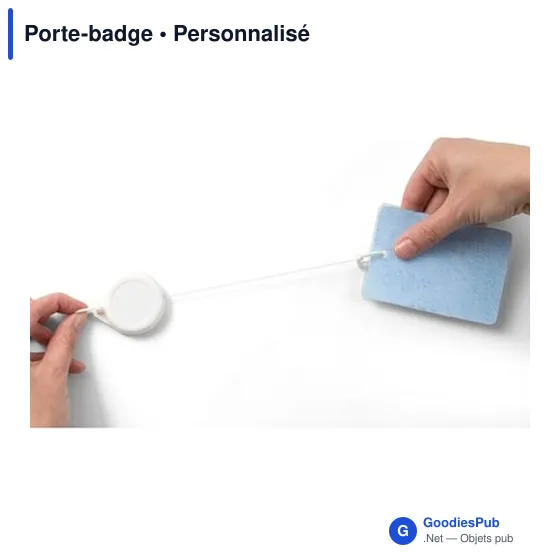 Porte-badge personnalisable avec logo - modèle Dirtqa - Image 4