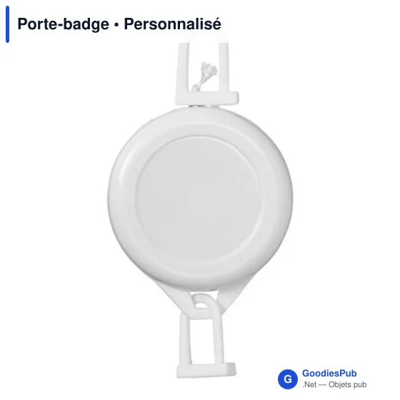 Porte-badge personnalisable avec logo - modèle Dirtqa - Image 5