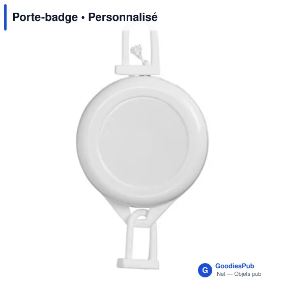 Porte-badge personnalisable avec logo - modèle Dirtqa - Image 6